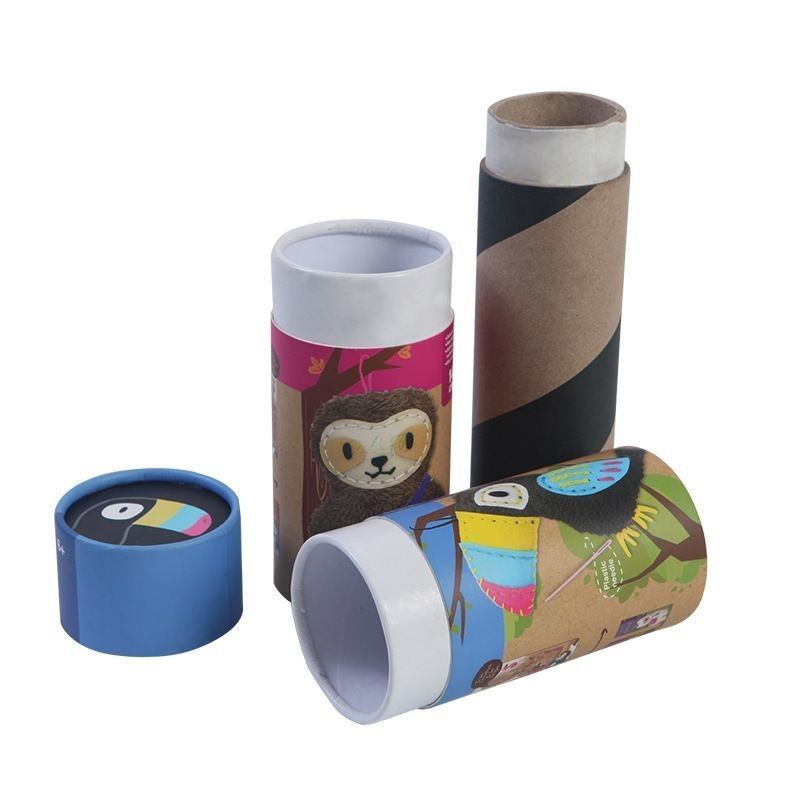 Cute Fancy Art giấy hộp đóng gói ốc thép giấy ống đóng gói hộp