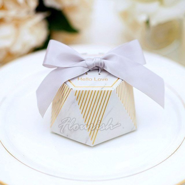 Thẻ giấy quà tặng đồ ngọt chocolate hộp đóng gói giấy giấy giấy nóng giấy vàng đóng dấu cho lễ hội cưới