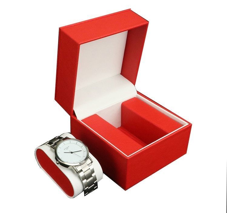 Hộp đồng hồ da PU chống nước với ngăn kéo đồ trang sức