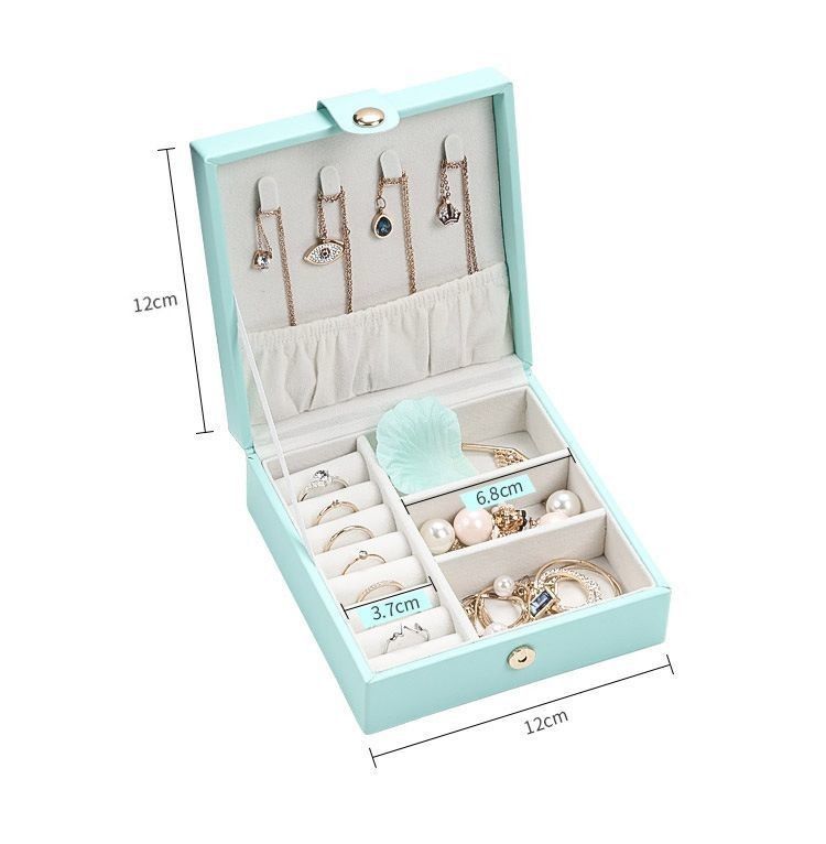 Các hộp hiển thị in tùy chỉnh vuông cho đồ trang sức da PU sang trọng thiết lập nghệ thuật và thủ công