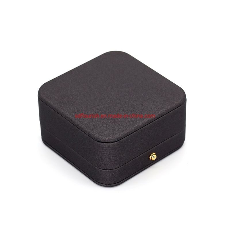 Hot Stamping bề mặt xử lý sắc màu xám hình vuông vòng tay vòng đeo tay hộp đóng gói quà tặng màu hồng