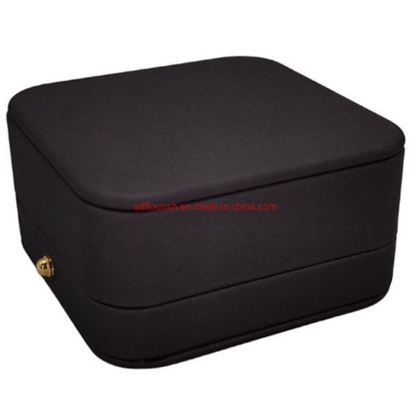 Hot Stamping bề mặt xử lý sắc màu xám hình vuông vòng tay vòng đeo tay hộp đóng gói quà tặng màu hồng