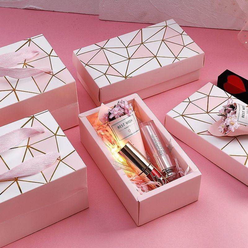 Hot Stamping Makeup Cover và Base Box Cosmetic Perfume Cardboard Paper Gift Drawer