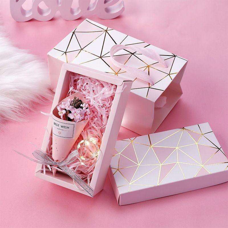 Hot Stamping Makeup Cover và Base Box Cosmetic Perfume Cardboard Paper Gift Drawer