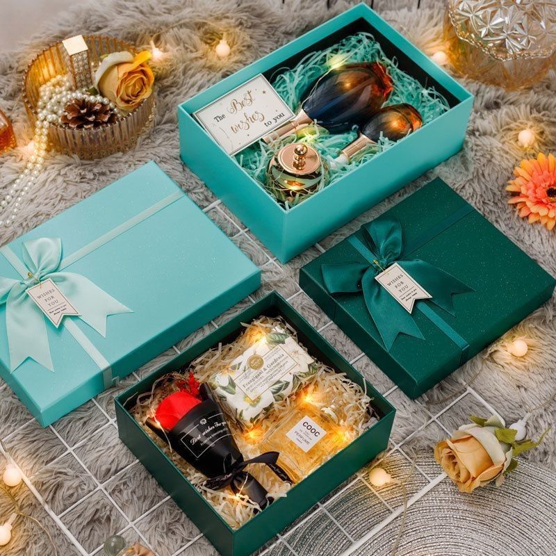 In hai mặt giấy bìa cứng bìa đóng gói hộp bìa cho quần áo sang trọng và giày dép