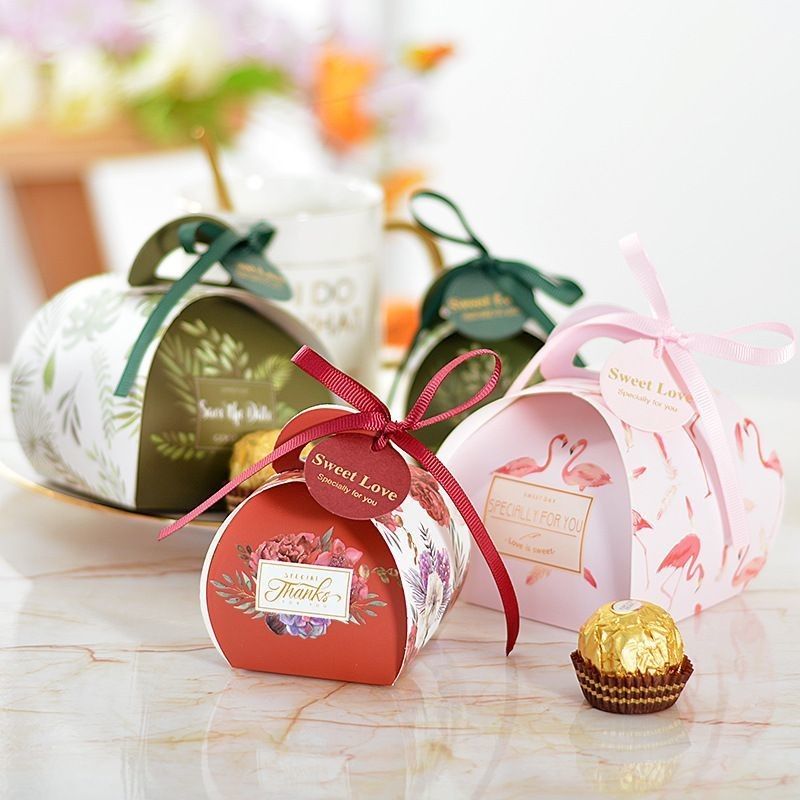 Màu sắc rực rỡ Bloom in hộp quà tùy chỉnh Bao bì giấy hộp quà kẹo