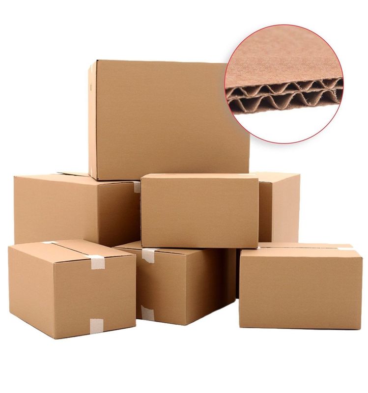 3 Ply B Flute Flat Pack Hộp ván gấp White Box Box cho rượu bia sữa đồ uống