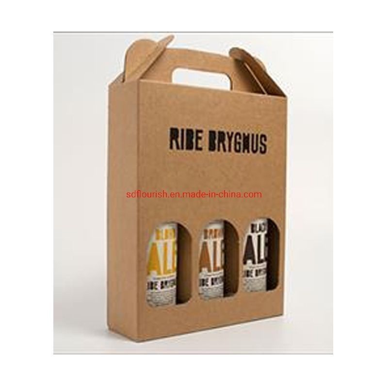 E Flute Kraft Paper Display Box Sauce Hộp giấy lồi lội