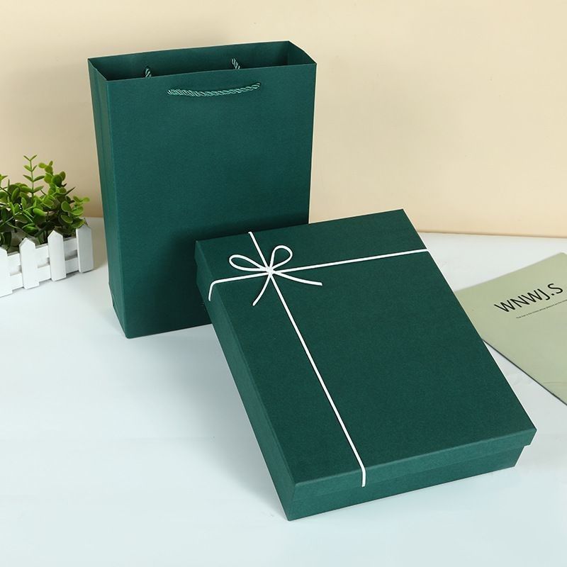 Giày và quần áo hộp quà đóng gói màu sắc rắn cứng bìa và cơ sở hộp