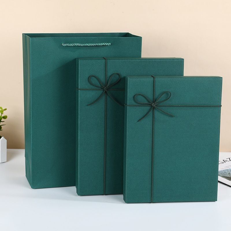 Giày và quần áo hộp quà đóng gói màu sắc rắn cứng bìa và cơ sở hộp