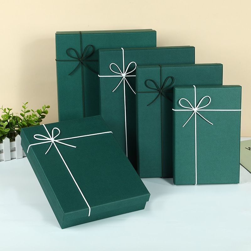 Giày và quần áo hộp quà đóng gói màu sắc rắn cứng bìa và cơ sở hộp