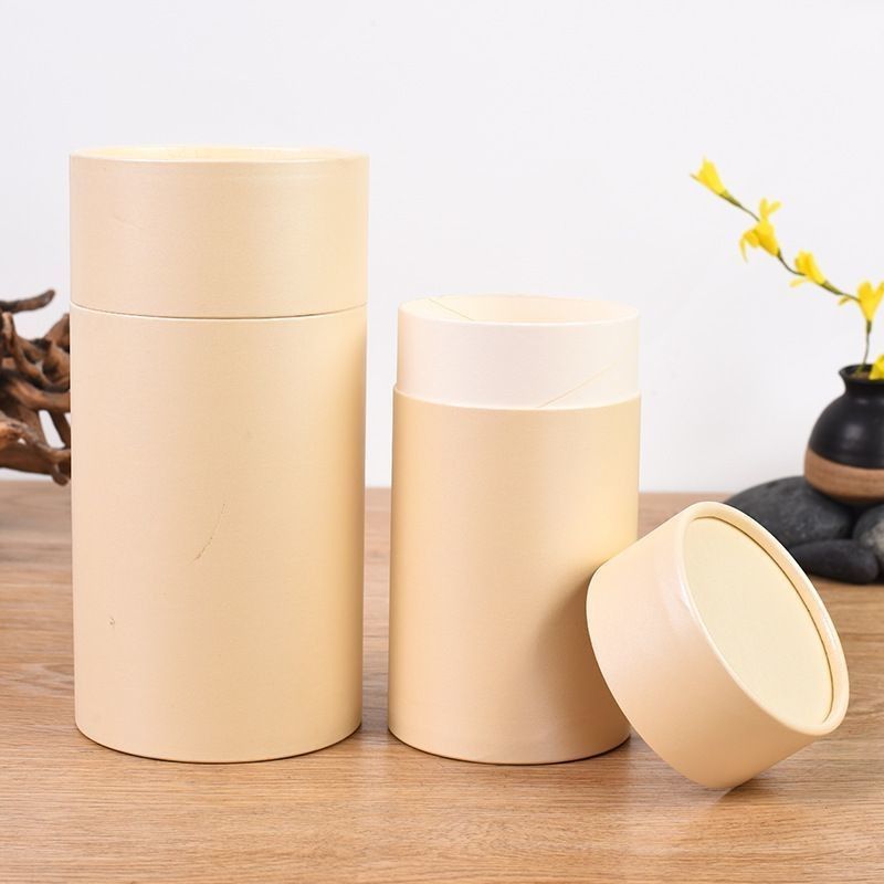 Hộp giấy hình trụ cứng cho trà cà phê kẹo hoa giấy đóng gói quà