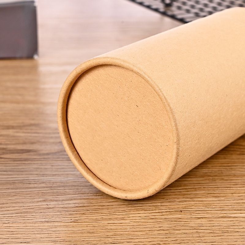 Hộp giấy hình trụ cứng cho trà cà phê kẹo hoa giấy đóng gói quà