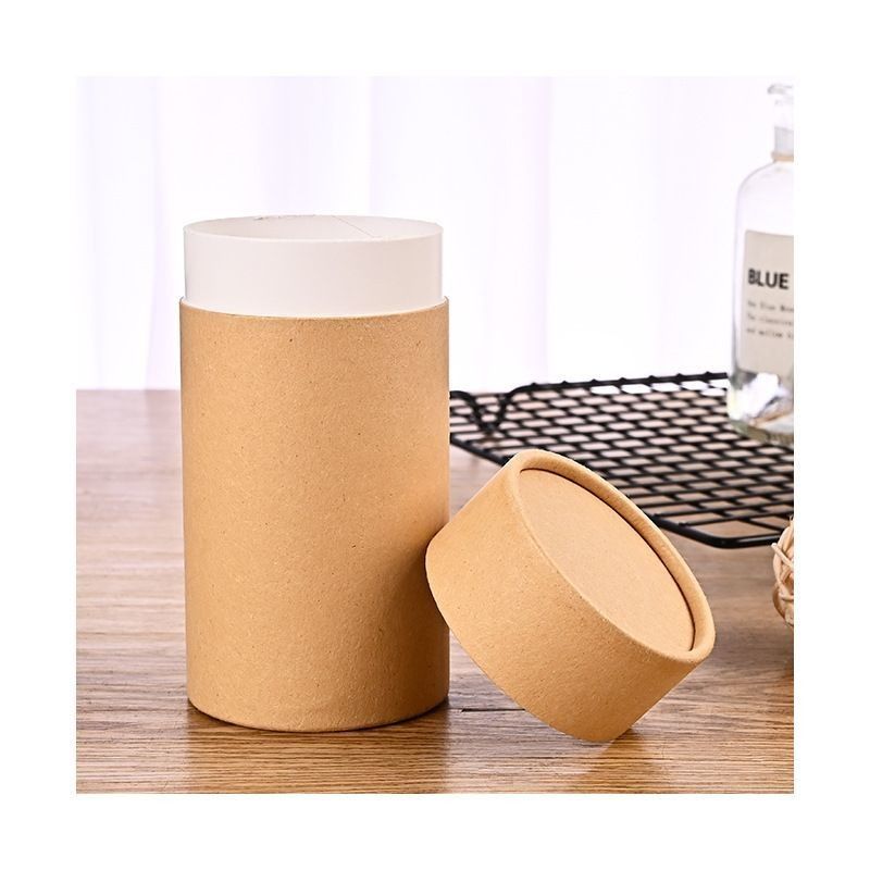 Hộp giấy hình trụ cứng cho trà cà phê kẹo hoa giấy đóng gói quà