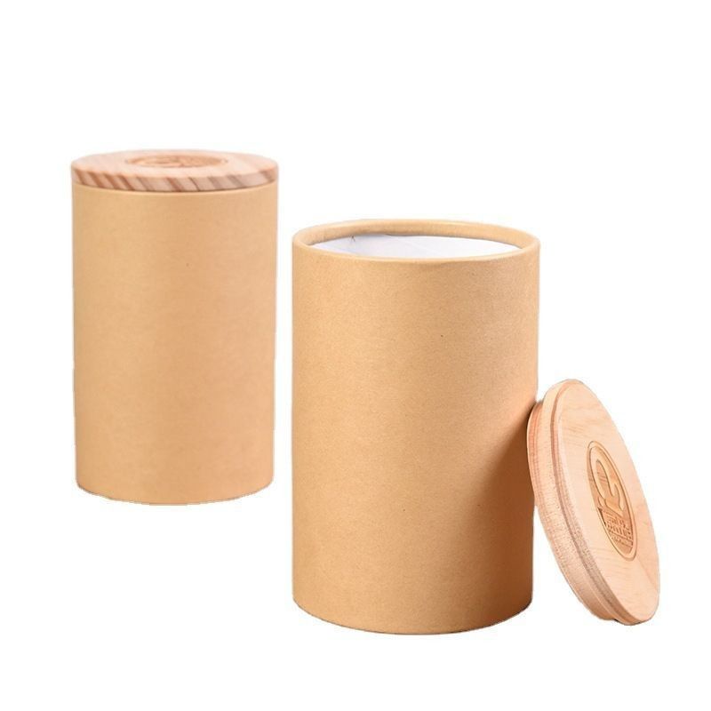 Thùng giấy tùy chỉnh Bao bì hộp ống giấy tròn cho bánh quy Thực phẩm trà và sô cô la