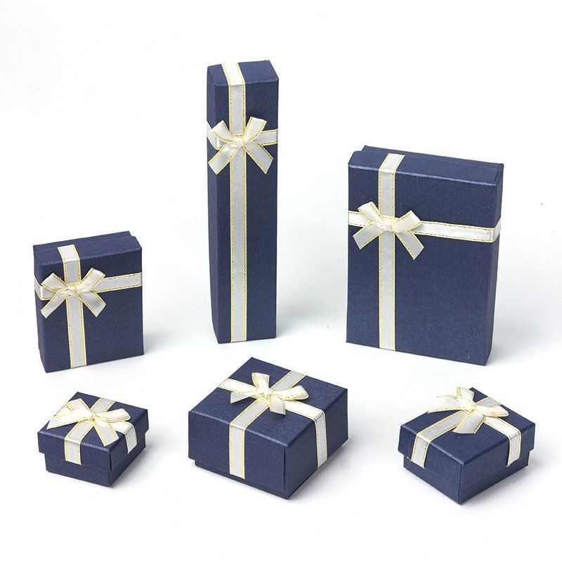 Bao bì giấy bìa giấy quà tặng hộp đồ trang sức với bọt nhúng và giấy 100% vật liệu tái chế