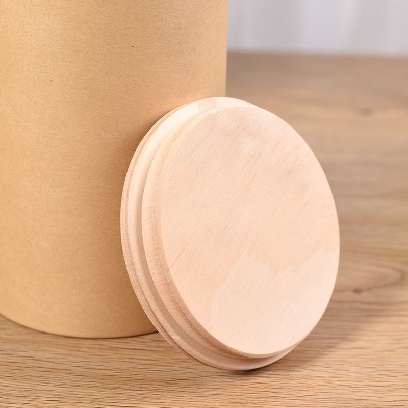 Chống nước Kraft Round Paper Tube Box Thẻ giấy ván chứa giấy cho trà cà phê