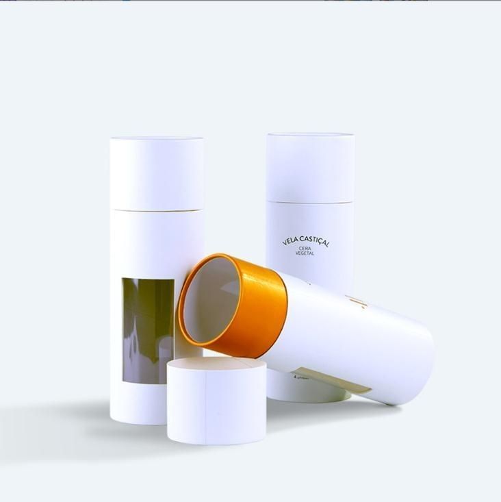 Bao bì hộp giấy tròn Đối với mỹ phẩm nước hoa nến trang sức giấy ống bao bì hộp