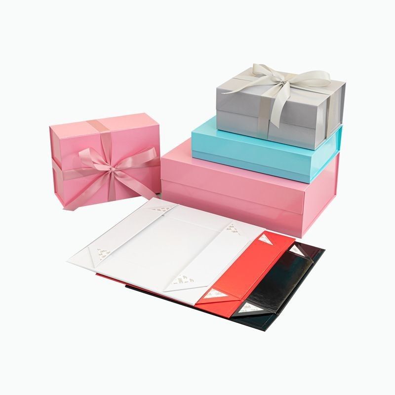 Trang trí Giáng sinh Hộp quà gấp giấy Vật trang sức trang sức Hộp giấy gấp