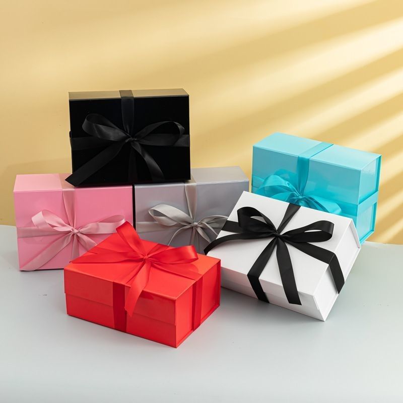 Trang trí Giáng sinh Hộp quà gấp giấy Vật trang sức trang sức Hộp giấy gấp