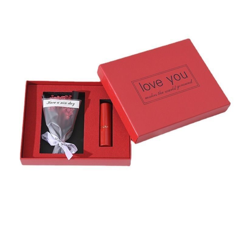 Thiên đường và trái đất nắp tùy chỉnh hình chữ nhật lipstick nước hoa hộp quà tặng cho tùy chỉnh đám cưới