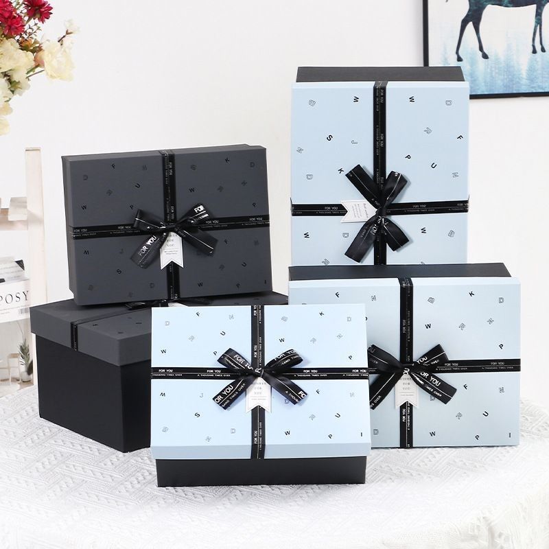 Đen quà đóng gói giấy đồ trang sức hộp cho vòng cổ vòng đeo tay đồng hồ Eco thân thiện