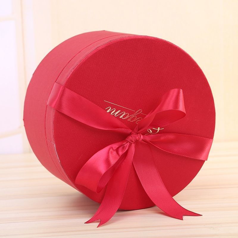 Thiết kế Giáng sinh Các thùng giấy tái chế Bao bì Hộp quà tặng Hộp giấy tròn