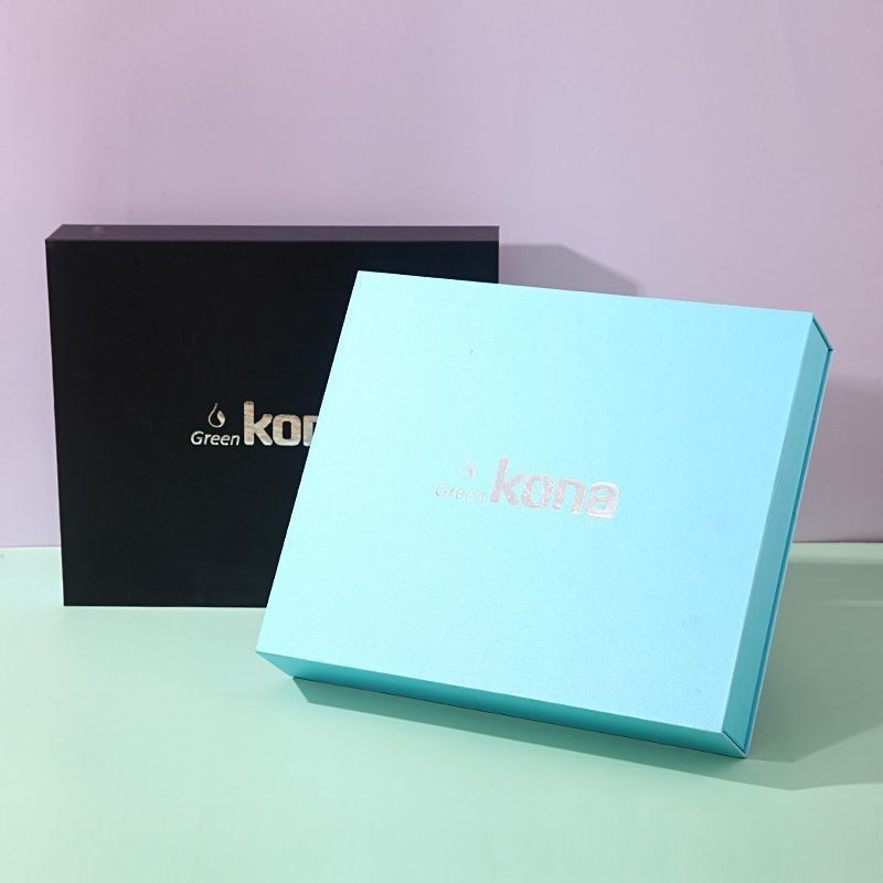 Solid Color Magnetic Packaging Box Matt Laminated Foldable Rigid Cardboard Gift Box Hộp quà