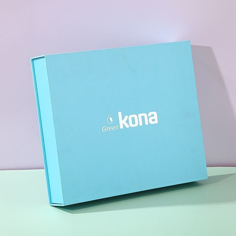 Solid Color Magnetic Packaging Box Matt Laminated Foldable Rigid Cardboard Gift Box Hộp quà