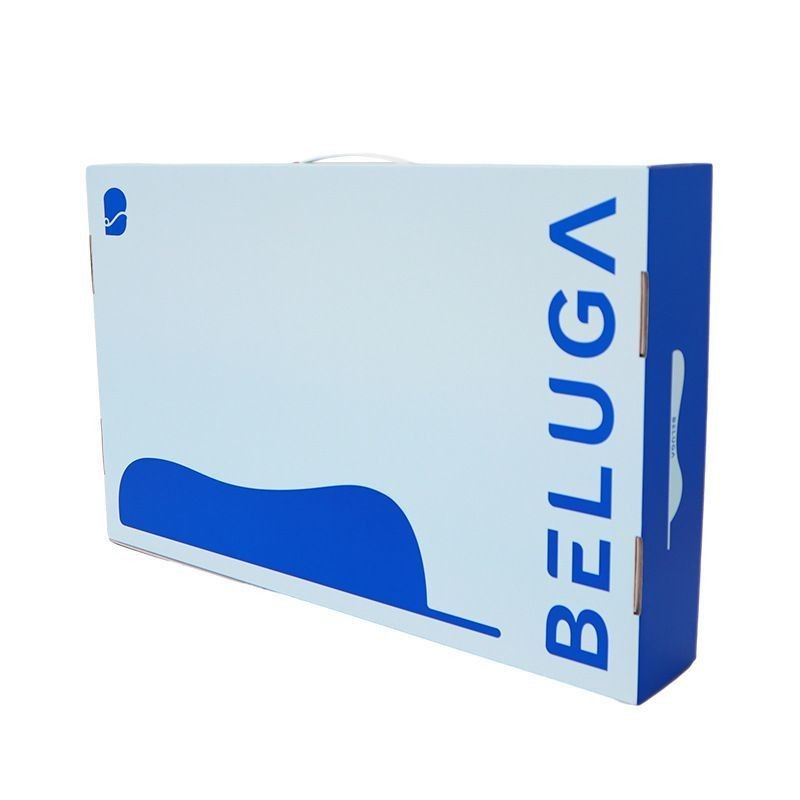 Logo tùy chỉnh Gập phẳng 3-Ply Thẻ cardboard kraft hộp giấy Kraft cho gia đình gối thể thao tổ chức thể dục