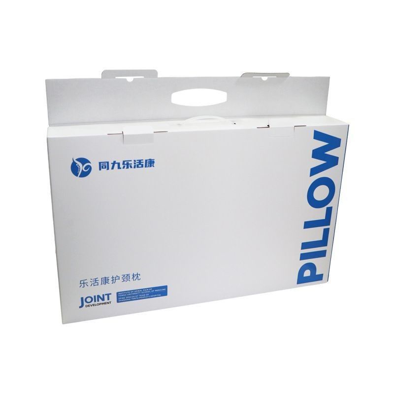 Logo tùy chỉnh Gập phẳng 3-Ply Thẻ cardboard kraft hộp giấy Kraft cho gia đình gối thể thao tổ chức thể dục
