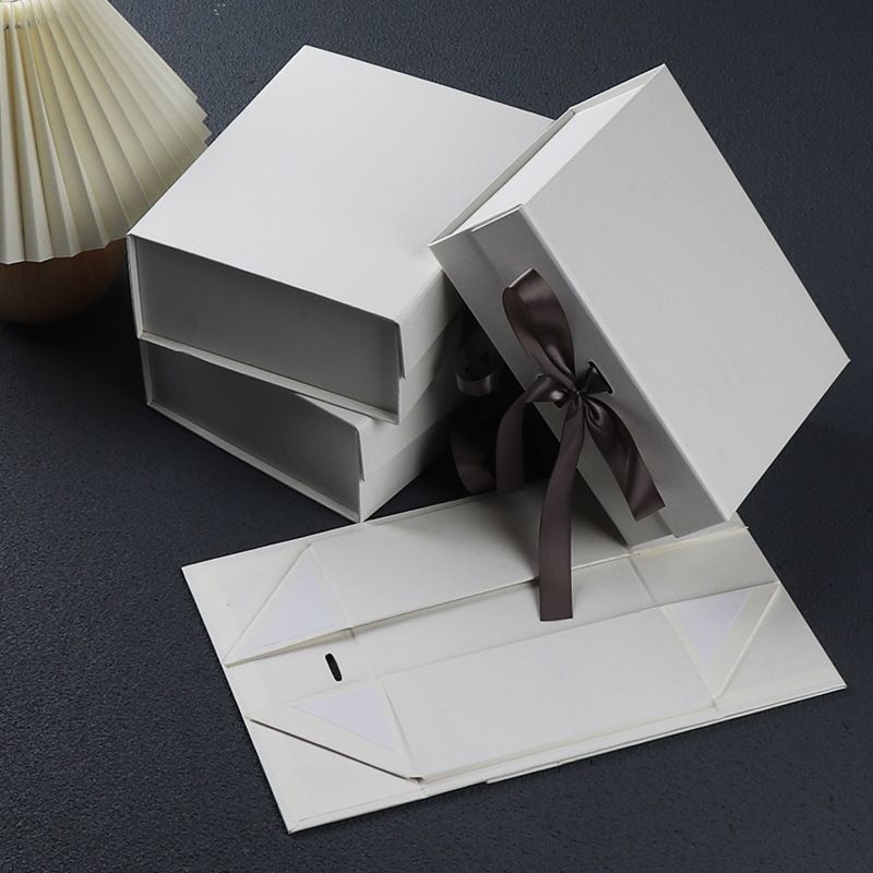 Hộp bao bì bìa từ tính gấp cho thực phẩm Điện tử gia đình mỹ phẩm bánh kim ngọc và quà tặng