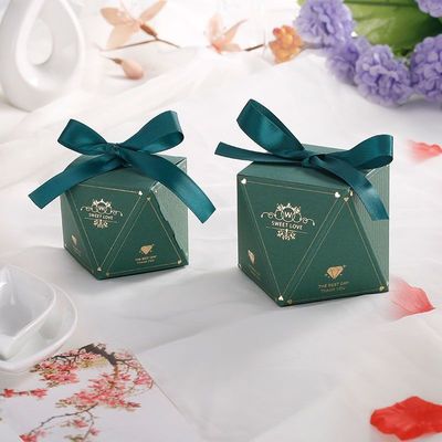 Hộp kẹo giấy tùy chỉnh với logo cho Giáng sinh / Đám cưới / Lễ hội