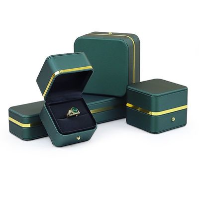 Vật liệu PU hộp đóng gói đồ trang sức cho nhẫn bông tai vòng tay và vòng cổ 0.300kg